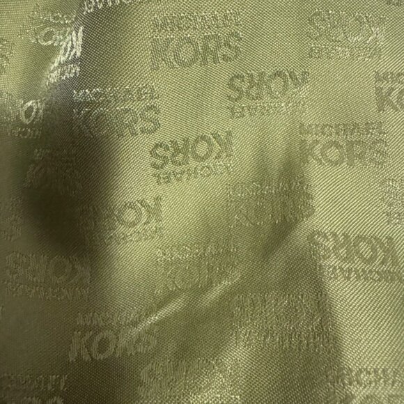 Women's Green Double-Breasted Coat - Picture 16 of 16